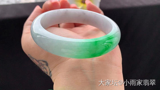 完美正圆缅甸翡翠手镯/玉镯/玉手镯附证书!_翡翠