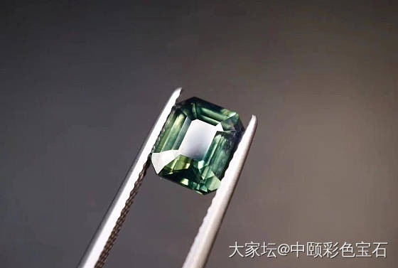 ##中颐天然未加热绿色蓝宝石##  2.31ct  GIC证书_蓝宝石名贵宝石