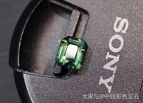 ##中颐天然未加热绿色蓝宝石##  2.31ct  GIC证书_蓝宝石名贵宝石