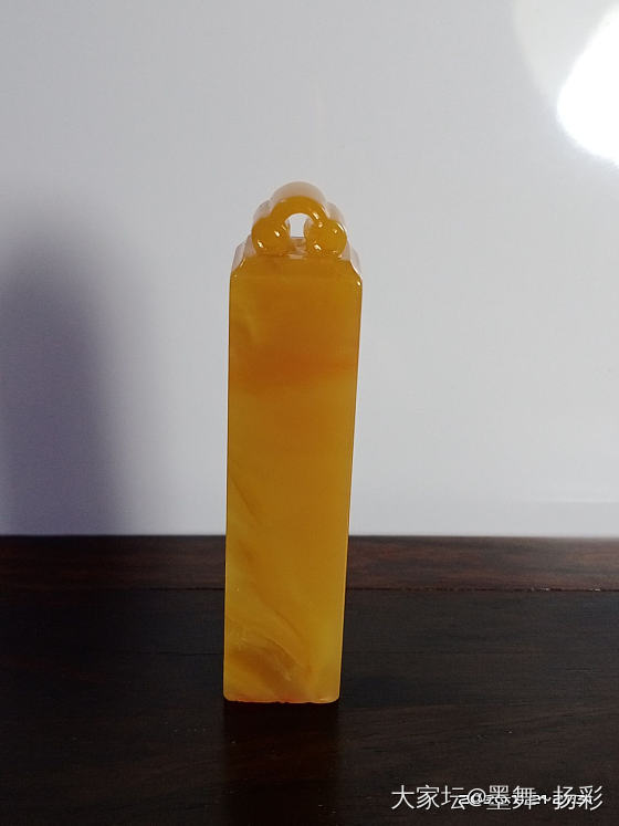 老挝田黄印章_印石