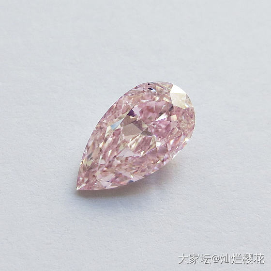 1卡 fancy purplish pink SI2  VG G N GIA_彩钻异形钻