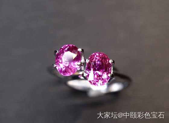 ##中颐天然粉色蓝宝石 一对##  4.31ct_蓝宝石