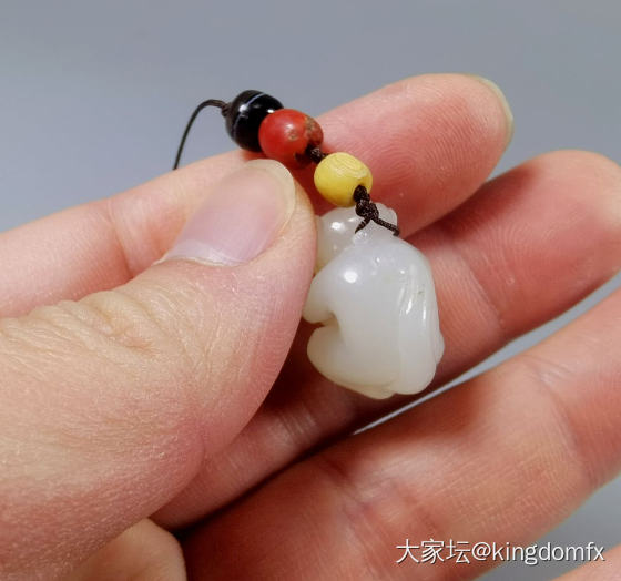 新收获！憨态可掬的小萌🐵_和田玉
