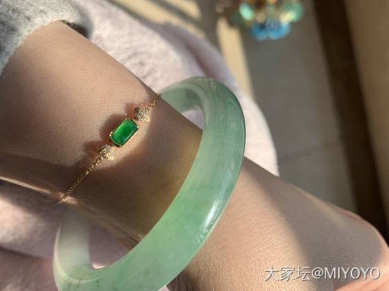 今天是翠翠主宰手腕的一天👀_手镯翡翠