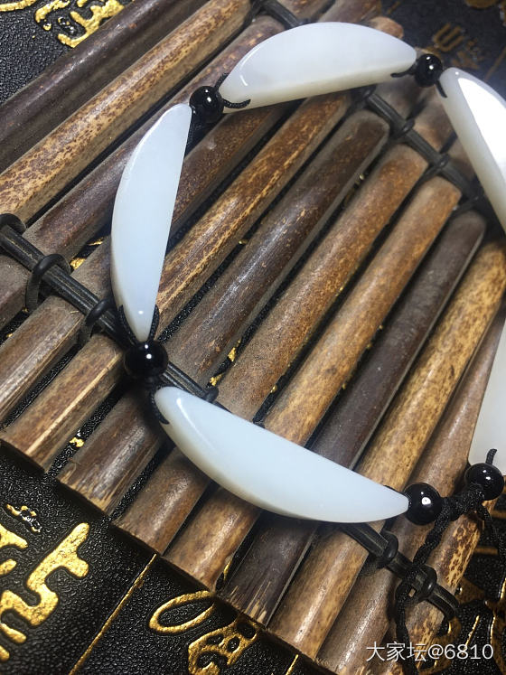 俄料镯子心切牌子留下的边角，变废为宝！_和田玉