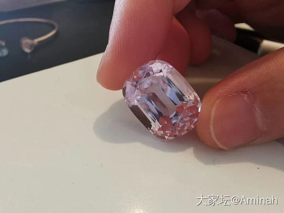 这颗摩根石石全麻袋的希望_彩色宝石