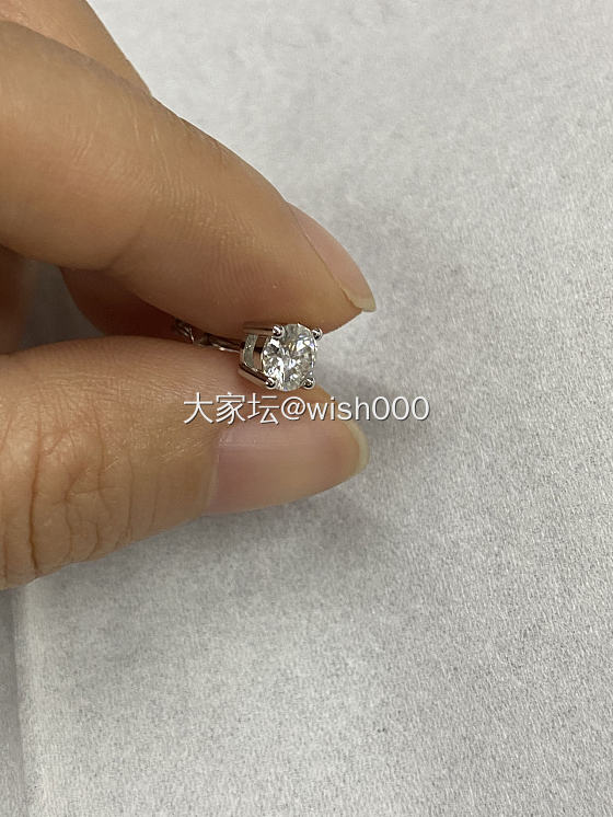 莫桑耳钉_耳钉莫桑石