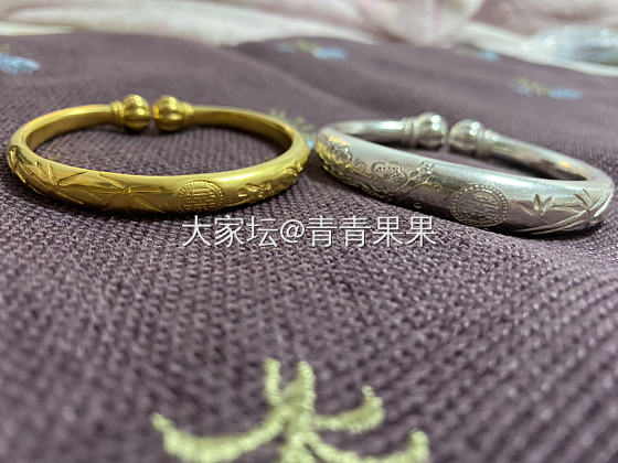 青梅竹马小珍镯_手镯金