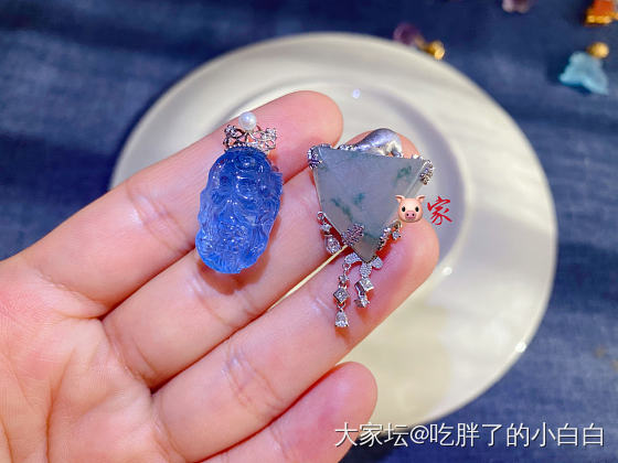 新出的一批定制的镶嵌成品。_首饰
