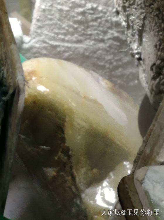 记录21，15公斤的大籽切料过程图……_和田玉