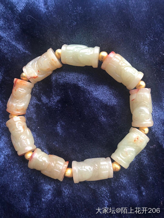 金配玉真的好看！这一串绝了_首饰