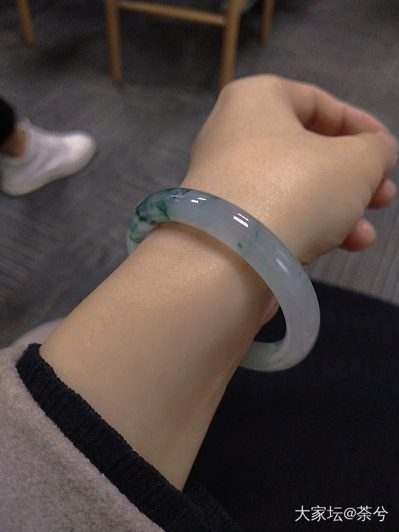 傍晚的光美不美_手镯翡翠