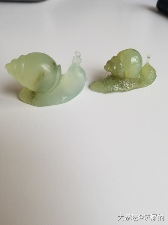征集建议 自己雕刻小蜗牛_玉石雕刻