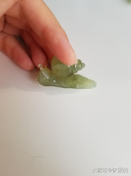 征集建议 自己雕刻小蜗牛_玉石雕刻