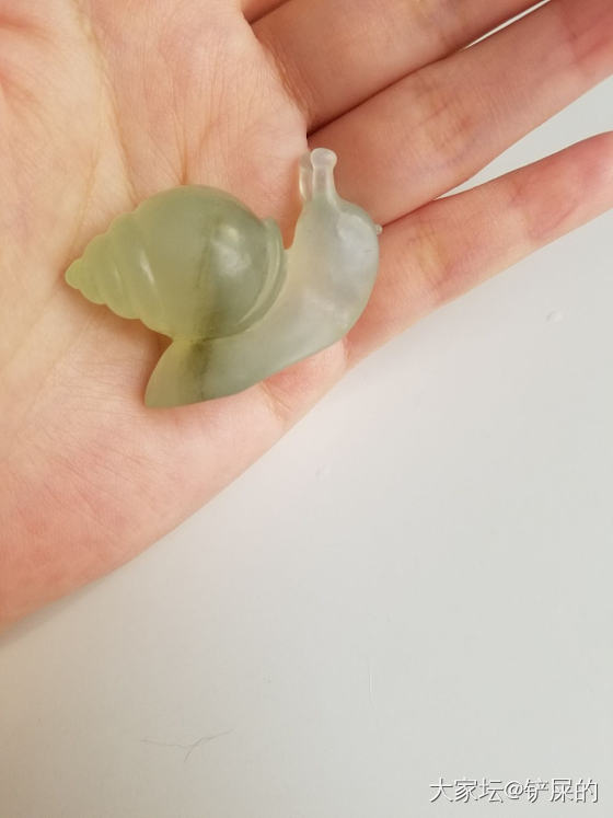 征集建议 自己雕刻小蜗牛_玉石雕刻