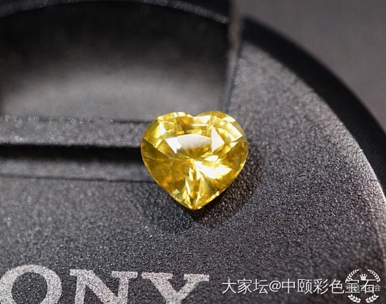 ##中颐天然黄色蓝宝石##  1.64ct  心形_蓝宝石名贵宝石