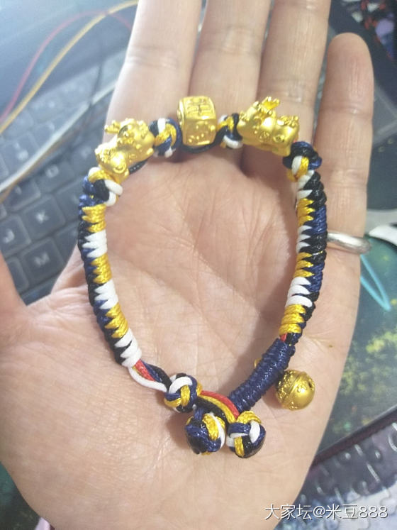 总算编完了_编绳金