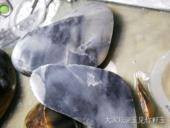 记录25，几个大籽切料过程图………_和田玉