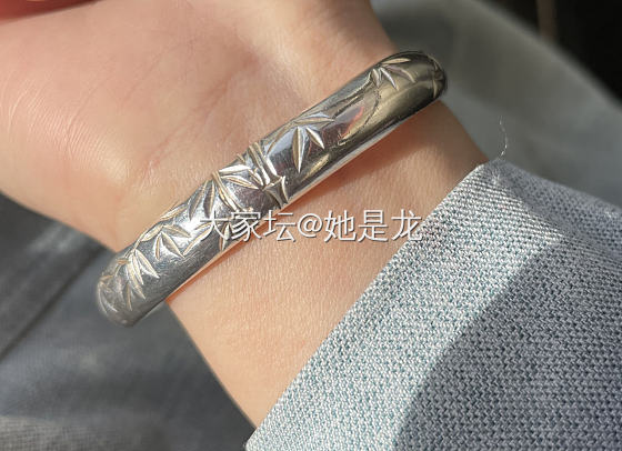 成峰潇湘竹_手镯银