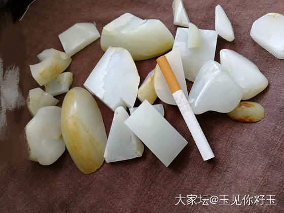 记录29，一些切好的料子……_和田玉