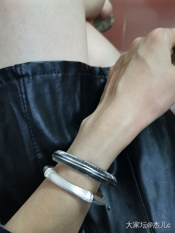 小金匠的枯竹和竹节_手镯银