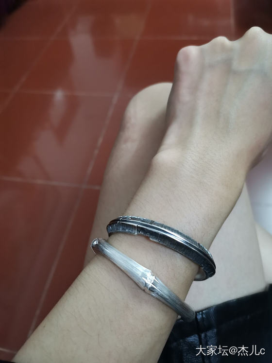 小金匠的枯竹和竹节_手镯银