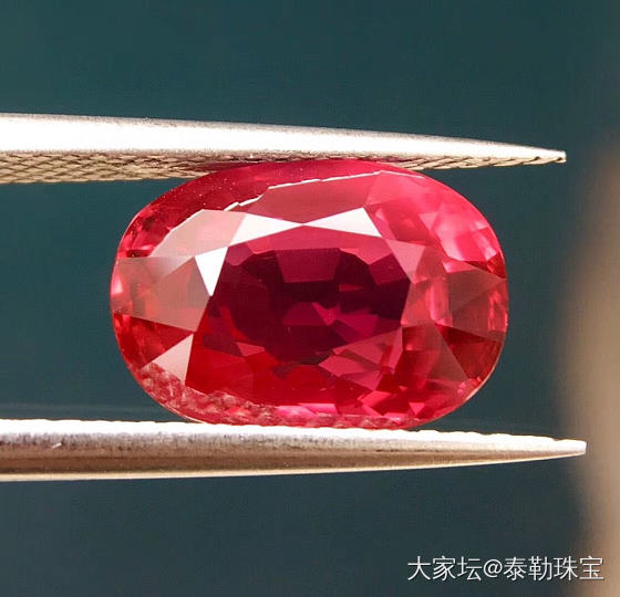 【泰勒彩宝】6.06ct无烧鸽血红 稀有主证_红宝石