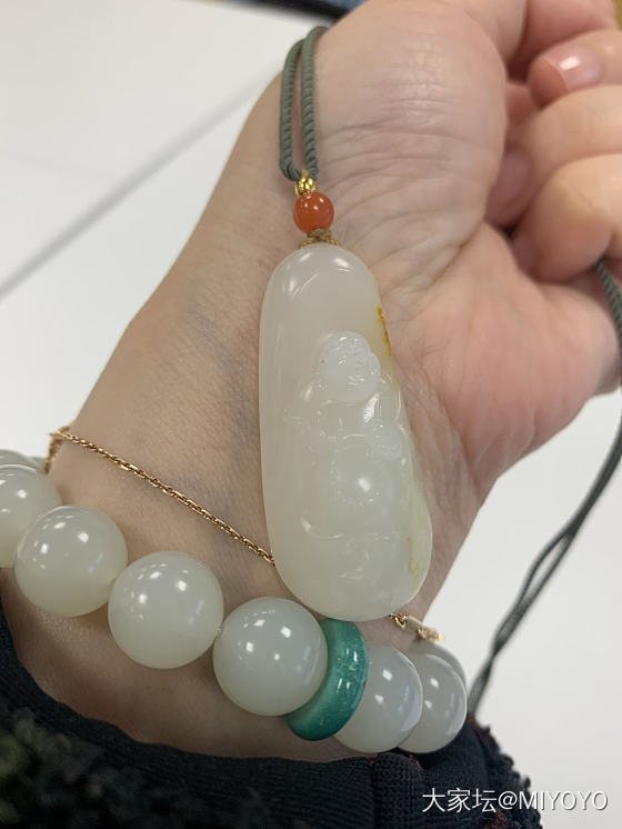 今天盘它俩～😁_和田玉