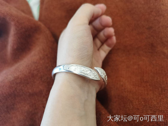 古典美 张宝源 双尖_匠人手镯银
