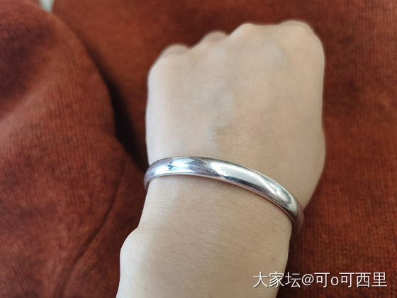 古典美 张宝源 双尖_匠人手镯银