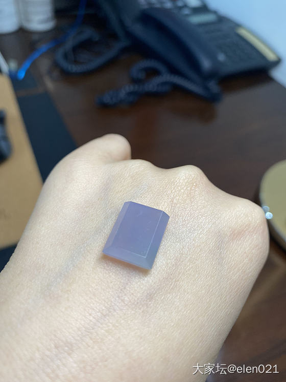 美丽的紫方方！可以小但必须美！_翡翠