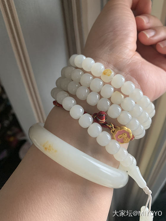 给串串配套啦～✌️_珠串手镯和田玉