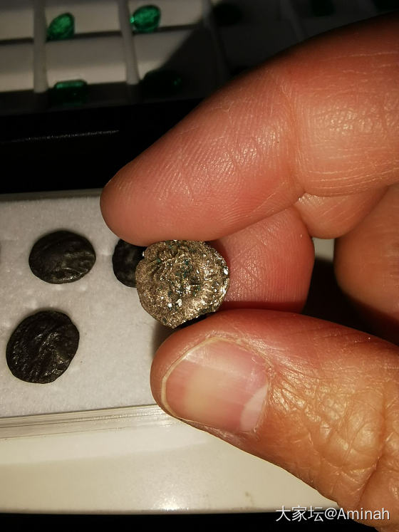 贵霜古银币6枚直径7-11mm没有清洗 小千一起_首饰
