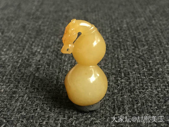 黄沁独籽龙头葫芦_和田玉
