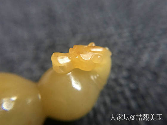 黄沁独籽龙头葫芦_和田玉