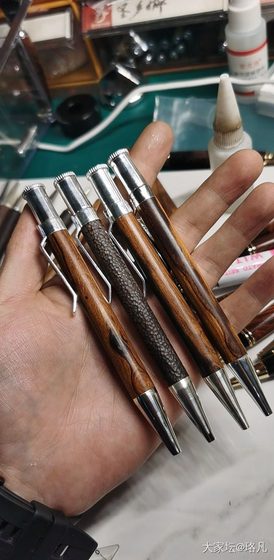 自己做的925银笔，晒晒
