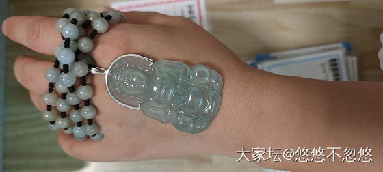 实体店请的观音_翡翠