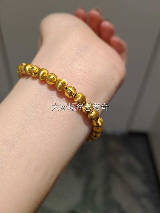 晒一下我的小珠串_金