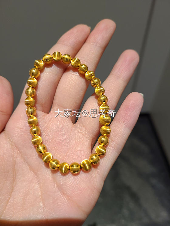 晒一下我的小珠串_金