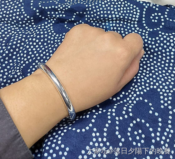 好久不戴泥鳅背～_手镯银