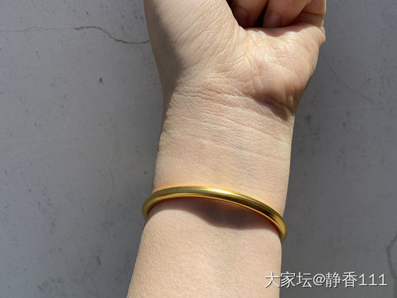 到啦_手镯金