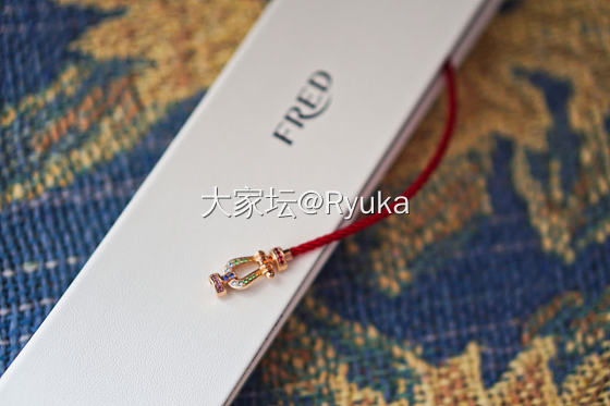 Fred彩虹扣_手链彩色宝石