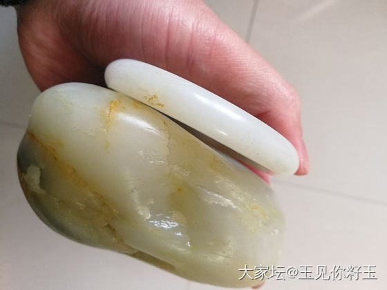 记录33，大籽切料过程图……_和田玉