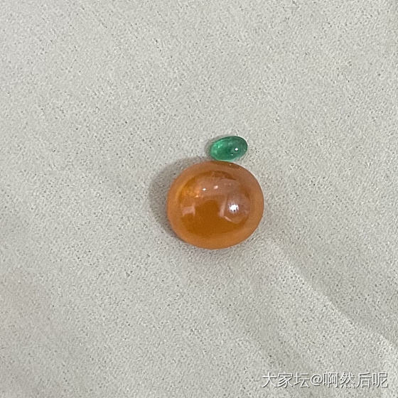 夏天到了做个清新的🍊_彩色宝石
