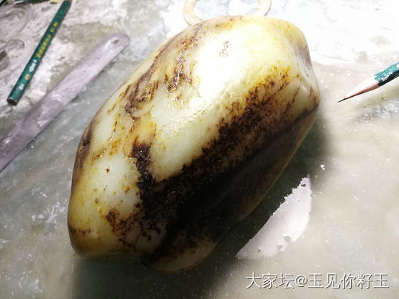 记录36，买料切料的快乐……_和田玉