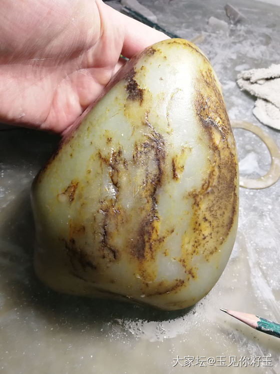 记录36，买料切料的快乐……_和田玉