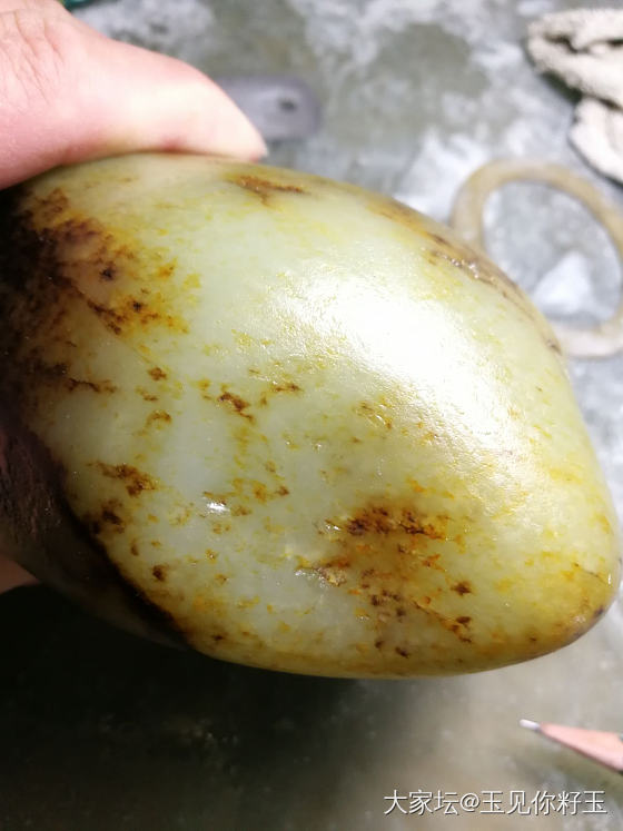 记录36，买料切料的快乐……_和田玉
