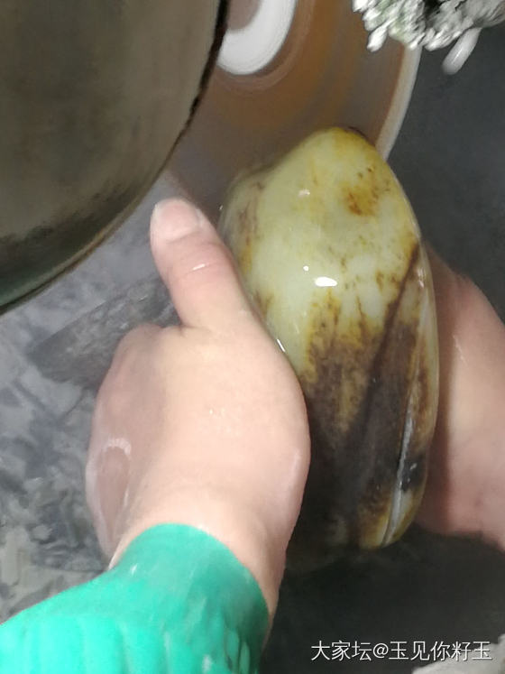记录36，买料切料的快乐……_和田玉