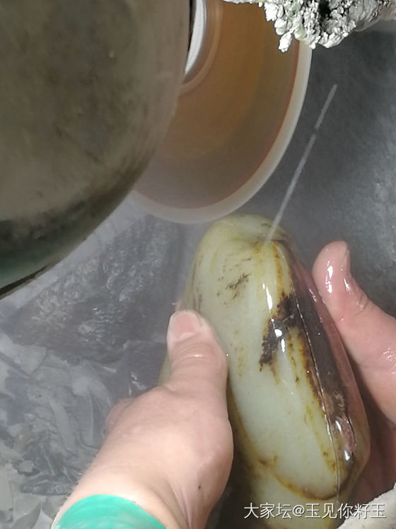 记录36，买料切料的快乐……_和田玉