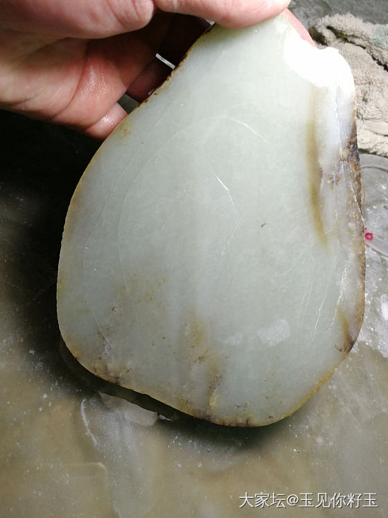 记录36，买料切料的快乐……_和田玉